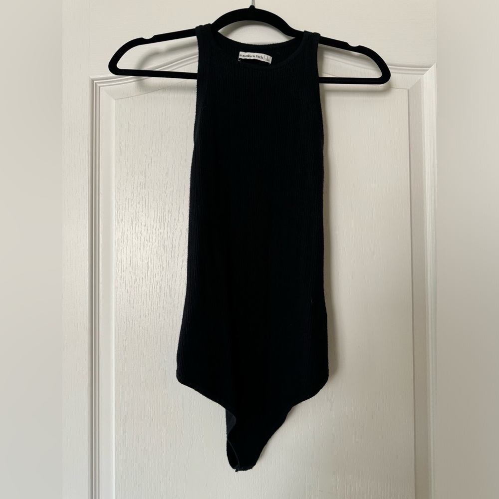 Abercrombie & Fitch Scuba Sweater-Knit Bodysuit